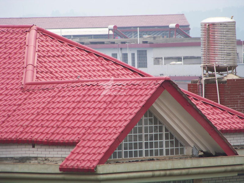 新型屋面建材合成樹脂瓦，傳統(tǒng)建筑用瓦的傳承替代建筑材料